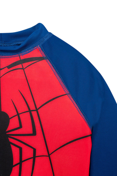 Remera UV "Marvel" - Big Boy - Spiderman azul y roja manga larga - comprar online