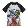 Remera UV "Marvel" - Avengers espalda negra, manga corta