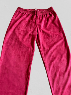 Calza "Old Bunch" - De gamuza,, bordó, recta tipo pantalón, preciosa!! - comprar online