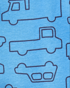 Imagen de Bodies x 5 unidades - Azul, blanco y amarillo con osos y tortugas
