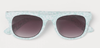 Anteojos de sol "H&M" - Protección 100% UV - Verde con agua con flores y vidrios polarizados