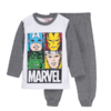 Pijama "Marvel" - Gris y blanco con Avengers