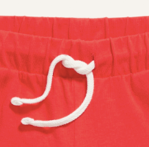 Short "Old Navy" - De algodón rojo con vivo y logo en blanco en internet