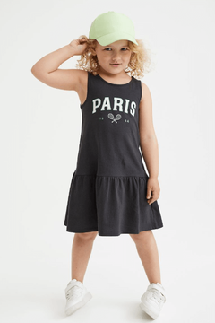 Vestido H&M - Gris con Paris en internet
