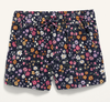 Short "Old Navy" - De lino floreado azul marino