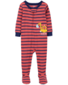 Osito "Carter´s", de algodón - Little Boy - Rojo con rayas azules y grua