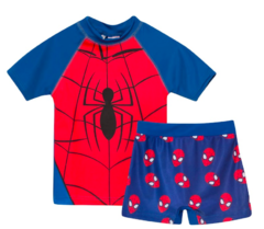 Remera UV "Marvel" - Big Boy - Spiderman azul y roja manga larga - comprar online