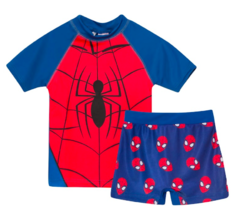 Remera UV "Marvel" - Big Boy - Spiderman azul y roja manga corta