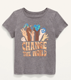 Remera "Old Navy" - Gris con Change the World