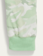Pantalón "Old Navy". De micropolar con puño, camuflado verde clarito en internet