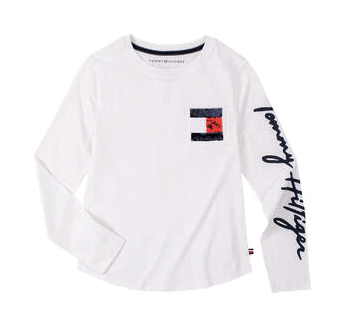 Remera blanca tommy hilfiger sales