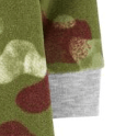Osito "Carter´s", micropolar - Little Boy - Verde camuflado con dino y puños en gris - Lupeluz