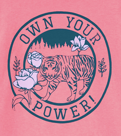 Remera "Osh Kosh" - Rosas con estampa de tigre - comprar online