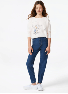 Jean "Free Assembly" - Jogger azul con puño - ver medidas - comprar online