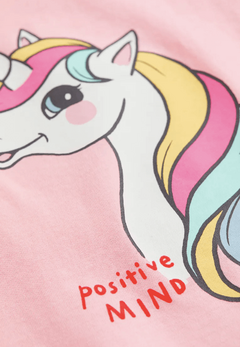 Musculosa H&M - Rosa con unicornio grande - comprar online