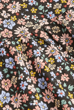 Vestido H&M - De algodón manga larga, floreado de colores - comprar online