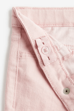 Short "H&M" - De jean rosa, elastizado, con sistema ajuste de cintura en internet