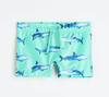 Malla "H&M" - Little Boy - Zunga verde con tiburones azules