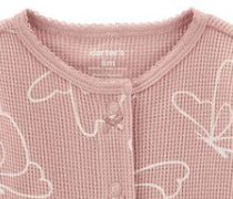 Osito "Carter´s", morley rosa con mariposas blancas - comprar online