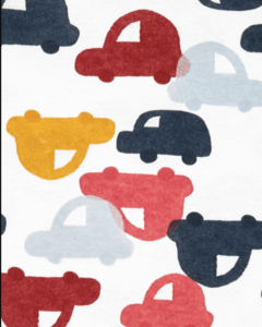 Conjunto "Carter´s" - 3 piezas rojo, blanco y azul con pantalón auto en la cola - tienda online