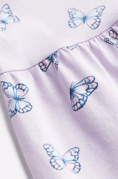 Vestido H&M - Lila con mariposas - comprar online