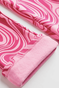 Pantalón "H&M" - De algodón con frisa, rosa y fucsia, oxford - Largo !! - comprar online