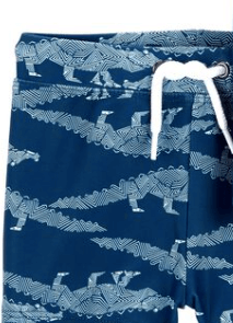 Conjunto "Carter´s" - Remera UV manga + zunga azul con cocodrilo buzo - comprar online