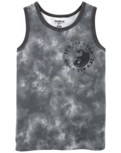 Musculosa "Osh Kosh"- Little Boy - Batik gris