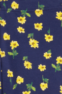 Calza "Old Navy". Azul con florcitas amarillas - comprar online