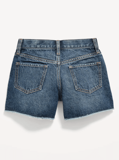 Short "Old Navy" - De jean azul, con detalles en brodery - comprar online