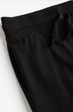 Jogging "H&M" - Negro liso, de algodón sin abrigo - comprar online