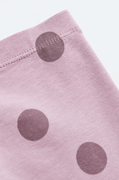 Calza "H&M" - Lila con lunares violetas - comprar online