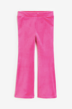 Pantalón "H&M" - Big Girl - De plush rosa, oxford - Largo !!