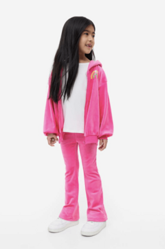 Pantalón "H&M" - Little Girl - De plush rosa, oxford - Largo !! - comprar online