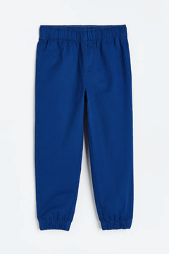Pantalón "H&M" - Little boy - De gabardina liviana, con puño y cintura elastizada