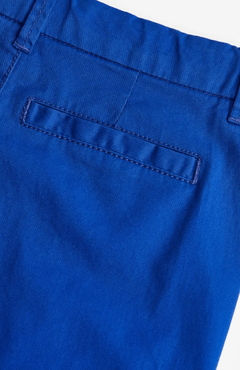 Pantalón "H&M" - Little boy - Azul francia ,corte recto, de gabardina liviana - Lupeluz