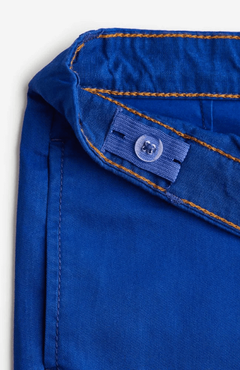 Pantalón "H&M" - Little boy - Azul francia ,corte recto, de gabardina liviana - tienda online