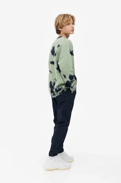 Pantalón "H&M" - Jogger de gabardina azul marino - tienda online
