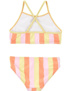 Malla "Carter´s" - 3 piezas, bikini + remera UV naranja con símbolo de paz - comprar online
