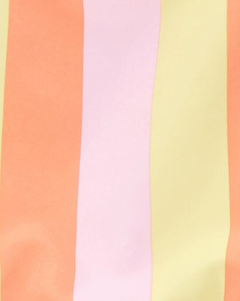 Malla "Carter´s" - 3 piezas, bikini + remera UV naranja con símbolo de paz - Lupeluz