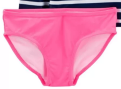 Malla "Carter´s" - 2 piezas - Remera UV manga larga + bombacha rosa flúo - comprar online