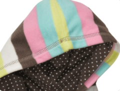 Conjunto "Carter´s" - 3 piezas chaleco y pantalón en microplar rayado colores en internet