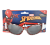 Anteojos de sol "Marvel" - 100% UV - Spiderman rojo con telaraña en plateado
