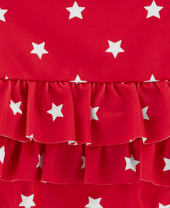 Malla "Carter´s" - Enteriza roja con estrellas blancas y vivos en azul en internet