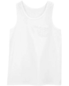 Musculosa "Osh Kosh" - Blanca con detalles crochet