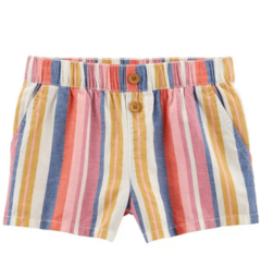 Short "Carter´s" - De lino rayado de colores