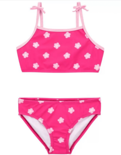 Malla "Carter´s" - Bikini fucsia con flores rosas