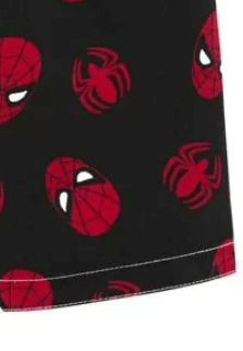 Malla "Carter´s" - Edición especial Marvel - Spiderman negra y rojo en internet