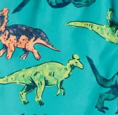 Malla "Carter´s" - Verde con dinosaurios de colores y cintura azul en internet
