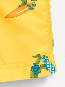 Malla "Old Navy" - Amarillo con dinos surfer - tienda online